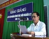 Khai giảng lớp bồi dưỡng công tác hội người cao tuổi.