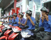 GHI NHẬN TẠI HỘI THI THANH NIÊN BÙ ĐĂNG VỚI VĂN HÓA AN TOÀN GIAO THÔNG.