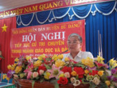 HĐND huyện Bù Đăng tổ chức Hội nghị tiếp xúc cử tri chuyên đề Giáo dục – Đào tạo tại thị trấn Đức Phong.