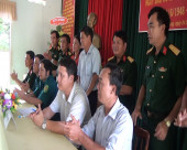 Ban chỉ huy quân sự huyện Bù Đăng tổ chức lễ phát động đợt thi đua cao điểm với chủ đề “LLVT huyện Bù Đăng làm theo lời Bác - Thi đua giành 3 nhất”.