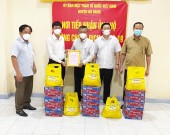 Bù Đăng tiếp nhận nguồn lực hỗ trợ phòng, chống dịch bệnh Covid-19 của huyện Bù Gia Mập.