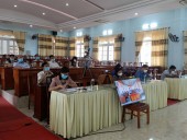 Các đại biểu tham dự tại điểm cầu chính.