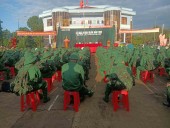 Toàn cảnh buổi Giao quân