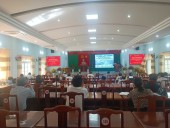 Toàn cảnh hội nghị tại điểm cầu chính