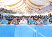 Liên đoàn lao động huyện Bù Đăng Tổ chức “chợ Tết Công đoàn” và Chương trình “Tết sum vầy – Xuân chia sẻ”