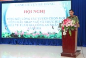 Bù Đăng: Tổng kết công tác tuyển chọn, gọi công dân nhập ngũ và thực hiện nghĩa vụ tham gia Công an nhân dân năm 2024