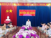 Phiên họp Ban đại diện HĐQT NHCSXH thường kỳ do Đồng chí Nguyễn Văn Lưu – Phó Chủ tịch UBND huyện – Trưởng Ban đại diện HĐQT NHCSXH huyện chủ trì