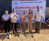 Khởi công xây dựng 02 căn nhà tình thương tại xã Đoàn Kết.