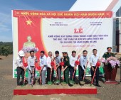Bù Đăng: Khởi công xây dựng công trình Văn hóa, thể dục thể thao, khu vui chơi thiếu nhi tại Chi hội Tin Lành Đăng Blang.