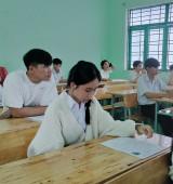 Thí sinh “đặc biệt”  nỗ lực hoàn thành kỳ thi tốt nghiệp 2024