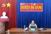 Bù Đăng: Tham dự hội nghị trực tuyến sơ kết công tác 6 tháng đầu năm 2024 về lĩnh vực thông tin và truyền thông