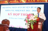 Bù Đăng Tán thành chủ trương sắp xếp, tổ chức lại đơn vị hành chính các cấp