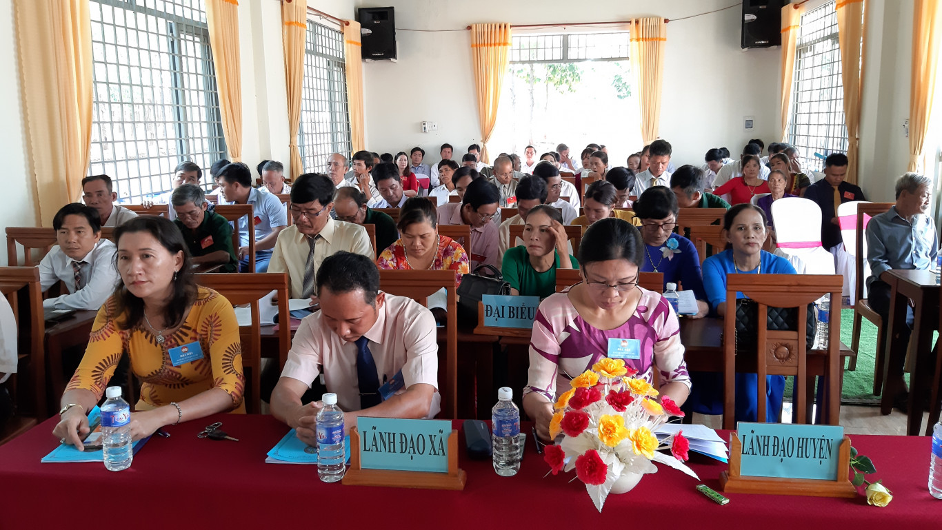 Xã Nghĩa Trung tổ chức thành công Đại hội đại biểu Mặt trận Tổ quốc Việt Nam xã nhiệm kỳ 2019 – 2024.