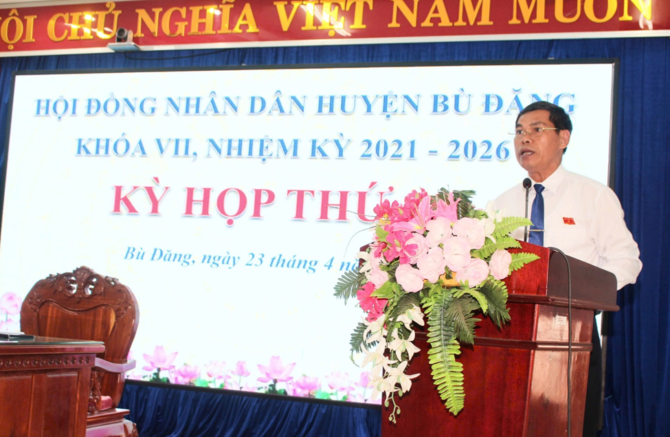 Bù Đăng Tán thành chủ trương sắp xếp, tổ chức lại đơn vị hành chính các cấp