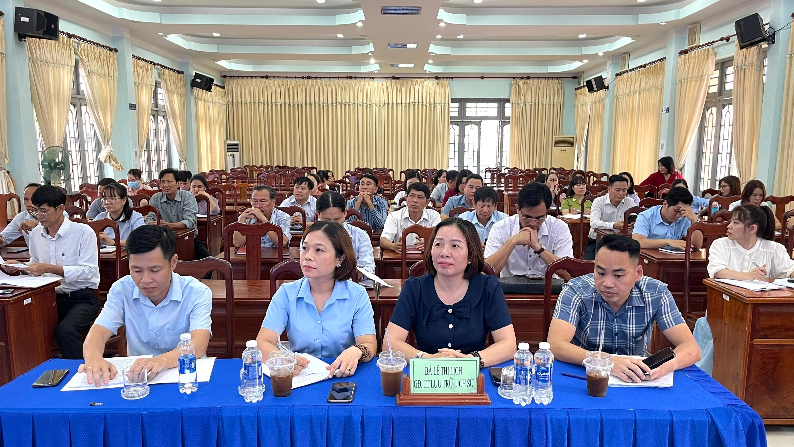 Bù Đăng: Hướng dẫn quản lý công tác văn thư, lưu trữ trong quá trình sắp xếp tổ chức bộ máy